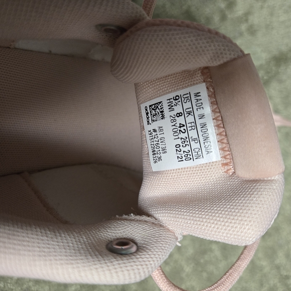 Adidas Women's Pink Running Sneakers - Picture 3 of 4